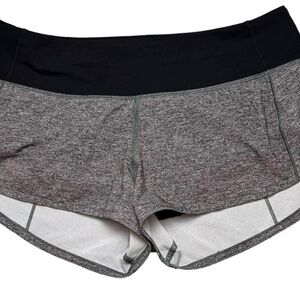 Grey Lululemon size 0 hot hot shorts